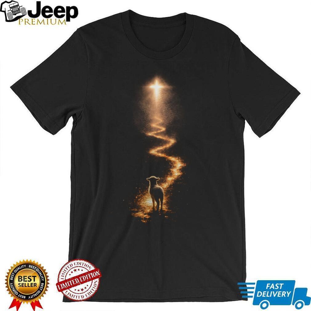 The Path to Light Christian Lamb of God Graphic T Shirt