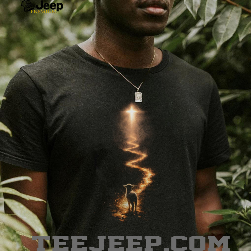 The Path to Light Christian Lamb of God Graphic T Shirt