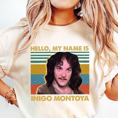 The Princess Bride Movie Shirt Hello, My name is Inigo Montoya Sweatshirt