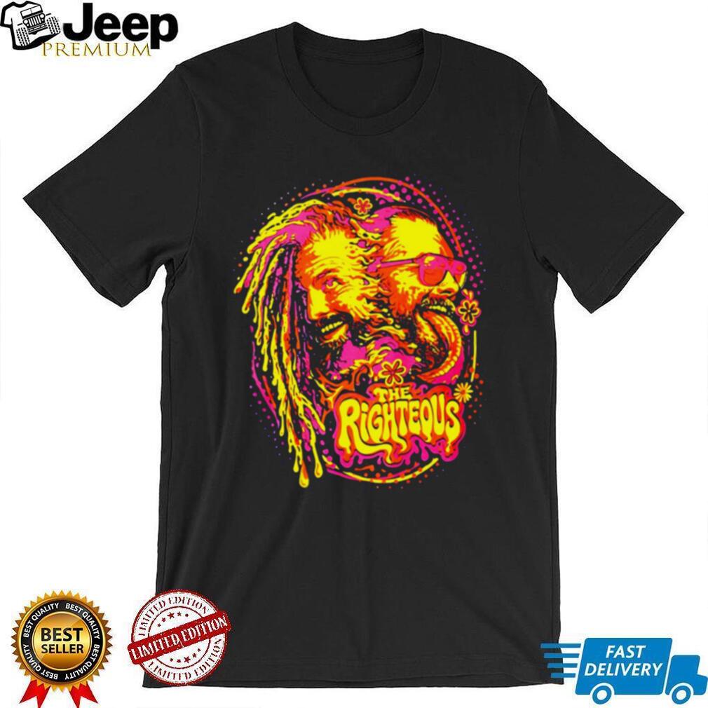 The Righteous Retro Psychedelic Rock Concert Style T Shirt