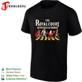 The Royal Court of Princess Donut Abbey Road parody shirt