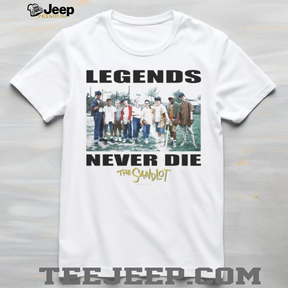 The Sandlot Legends Never Die Vintage Movie Cast Photo T shirt