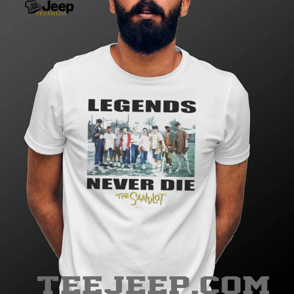 The Sandlot Legends Never Die Vintage Movie Cast Photo T shirt