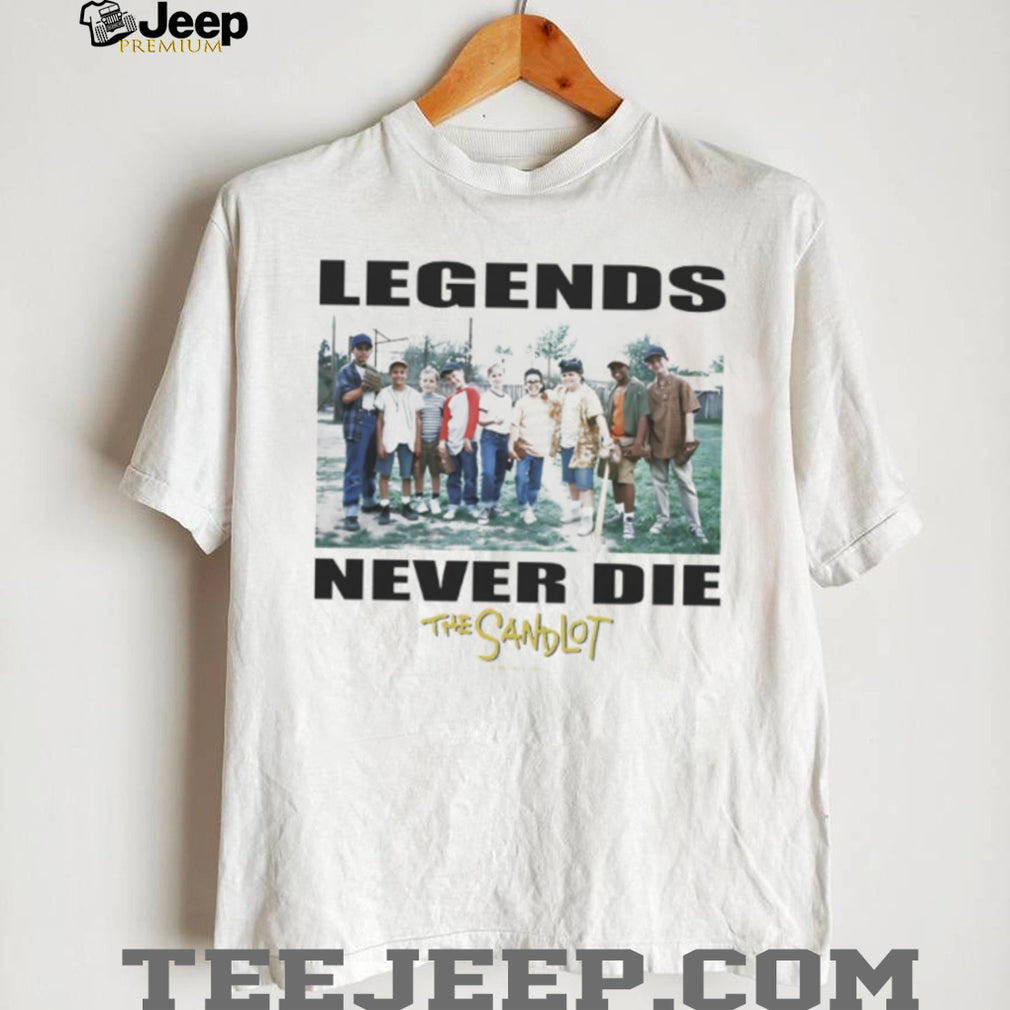 The Sandlot Legends Never Die Vintage Movie Cast Photo T shirt