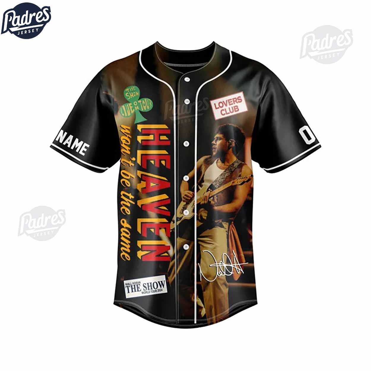 The Show Live On Tour Niall Horan Custom Baseball Jersey Fan Club - Padres Jersey Oasis: Elevate Your Baseball Style Game