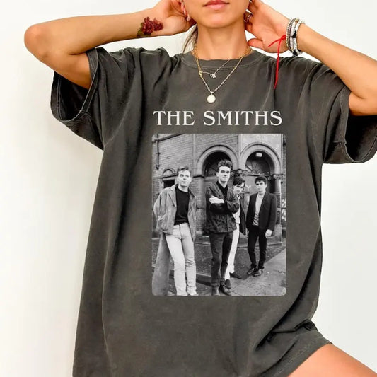 The Smith Shirt, smiths fan gifts,The Band Unisex T-Shirt  merch,Trendy Shirts,vintage music shirt,The Smiths T-Shirt Cotton Womenswear Top