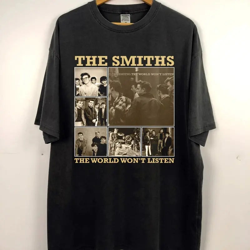 The Smiths Album 90s Tshirt, 90s The Smiths Band T-shirt, Gift For Fan Men Women, Unisex Tee, Vintage 90s Rock Band Streetwear Graphic Apparel Top