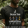 The Splash Trio Golden State Warriors Curry Thompson Green Thunder Retro Fan Shirt