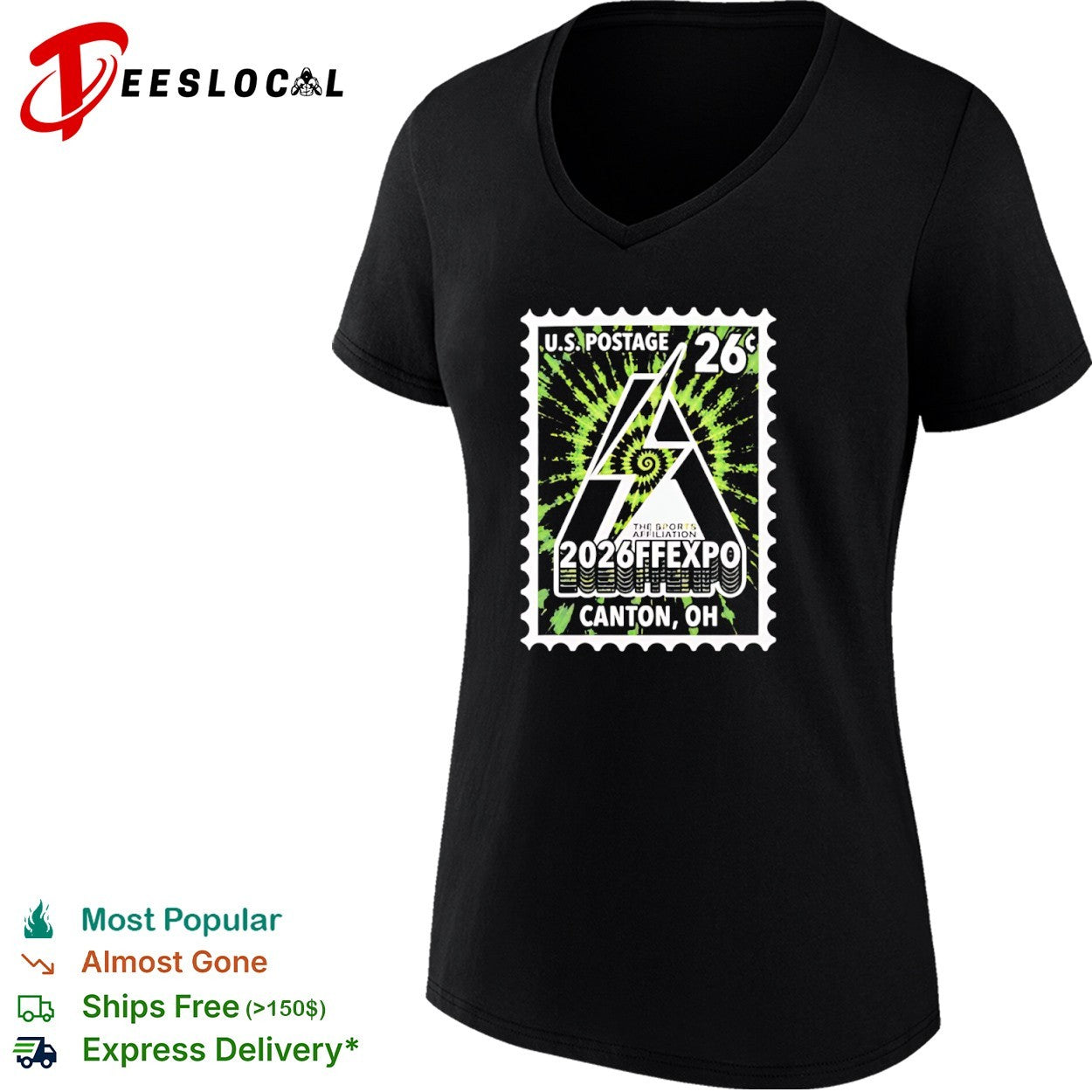 The Sports Affiliation 2026 FFExpo Canton OH Postage Stamp shirt