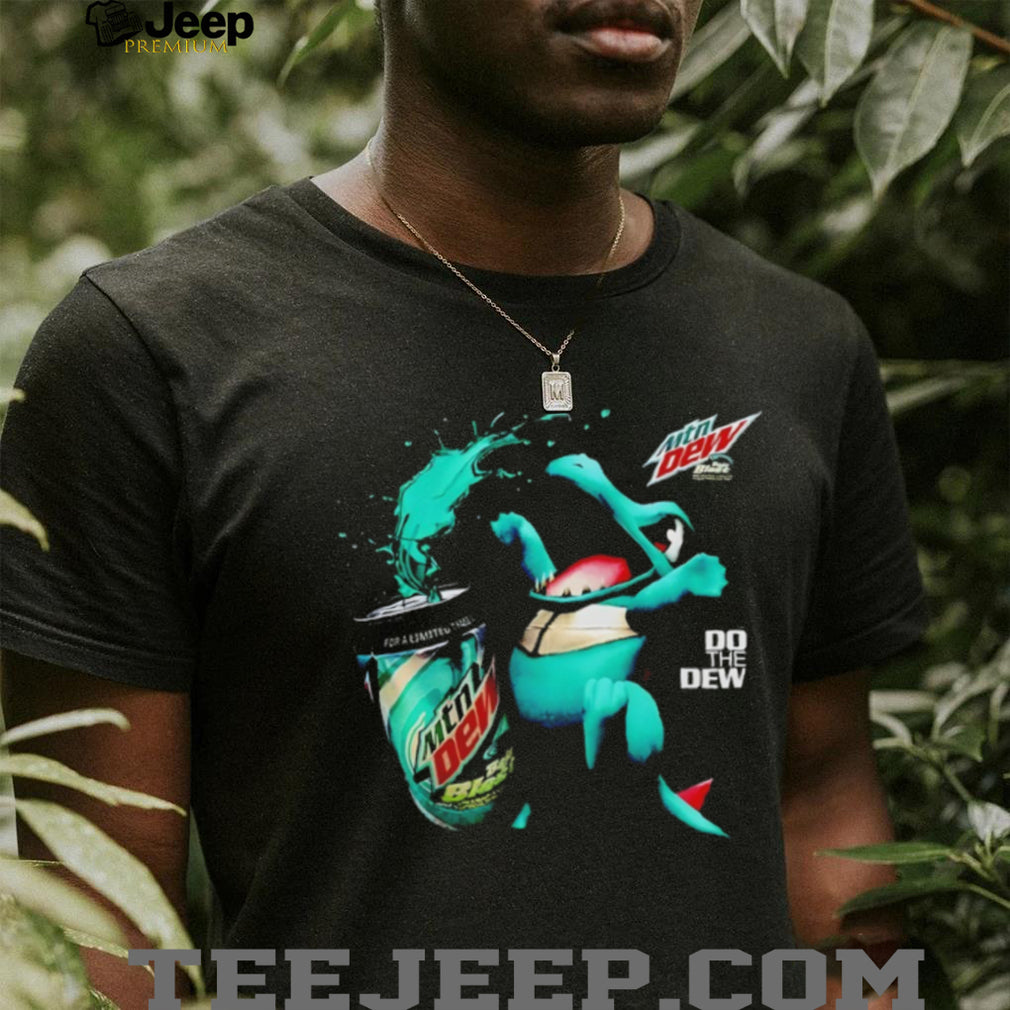 The Totodile x Mountain Dew Baja Blast Do The Dew Pocket Monster shirt