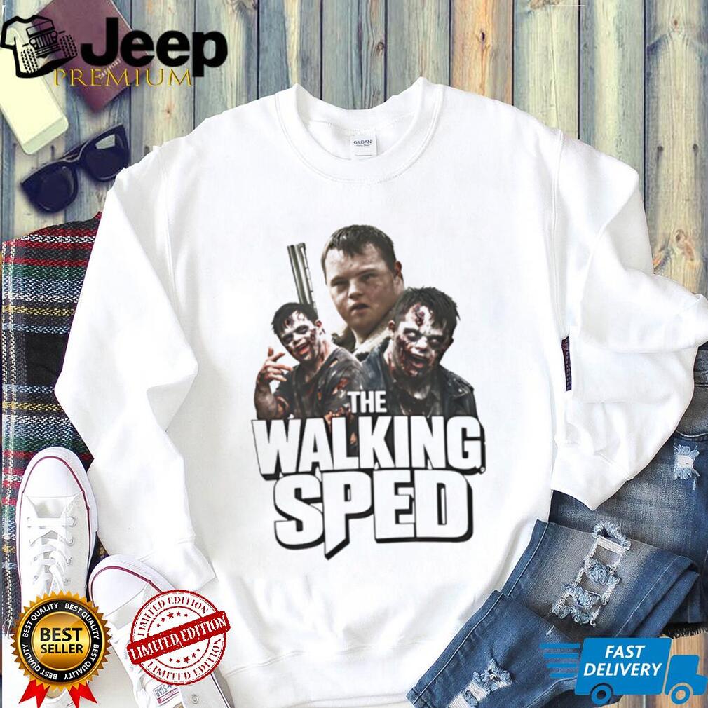 The Walking Sped Zombie Parody Graphic T Shirt