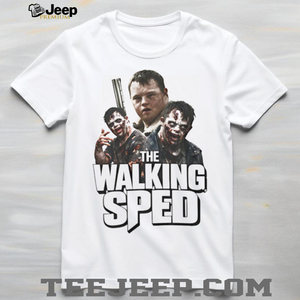 The Walking Sped Zombie Parody Graphic T Shirt