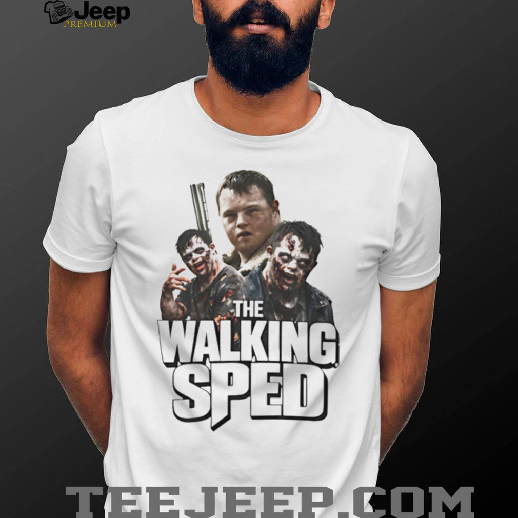 The Walking Sped Zombie Parody Graphic T Shirt