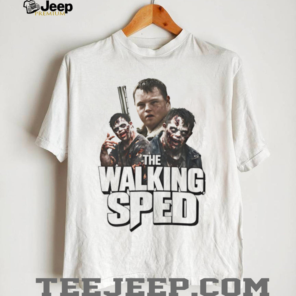 The Walking Sped Zombie Parody Graphic T Shirt