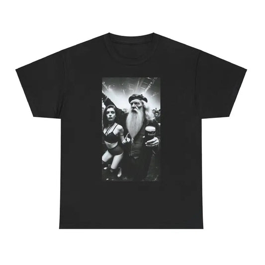 The Wizard with the girl, Unisex Shirt - Fantasy Graphic Tee, Movie Merch, Meme T shirt