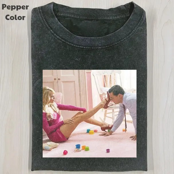 The Wolf of Wall Street Vintage Graphic Tee, Jordan Funny T-Shirt, Movies Tee, Unisex Meme Cringe Funny Dumb Shirt, Menswear Womenswear Streetwear Cotton Comfort