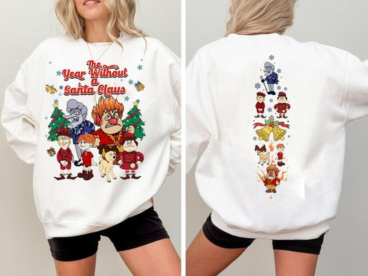 The Year Without Santa Claus Shirt, Mister Brothers Sweatshirt, Snow Miser & Heat Miser Tee, Christmas Movie Graphic Sweatshirt