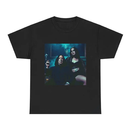 The wizard with the girl, Unisex Shirt - Fantasy Graphic Tee, Movie Merch, AI Meme T shirt Womenswear Top