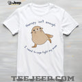 Therapy Isn’t Enough Cage Fight My Mom Funny Seal Graphic T Shirt