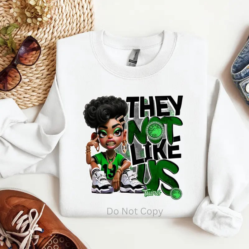They Not Like Us Girls Zodiac DTF Transfer - This is NOT a TShirtstyle{n002}2