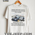 Thin Blue Line Police Car 70s Legend T Shirt Law Enforcement Gift