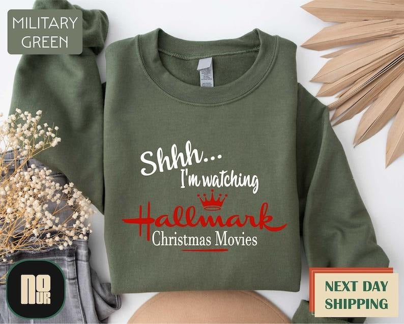 This Is My Movie Watching Sweatshirts, Hallmark Christmas Movies Shirt, Holiday Spirit Shirts, Hoodie and Sweater; T-shirt Cotton Menswear