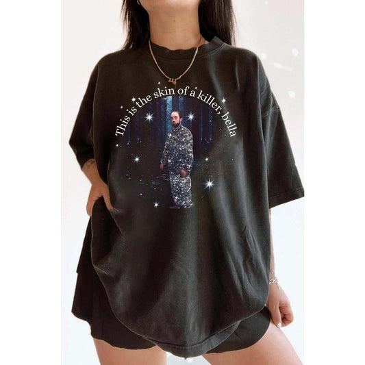 This Is The Skn Of A Kller Bella Tee, Unisex Cotton Shirt