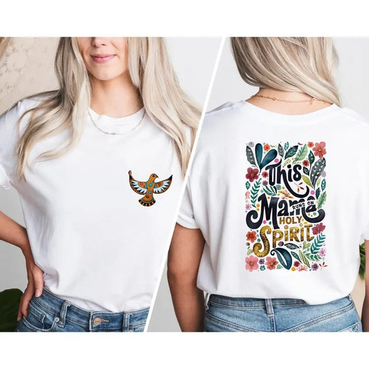 This Mama Runs on Holy Spirit T Shirt, Christian Mom Gifts, Gift For Mommy, Mom Gift, Christian Mama Shirt, Christian Mother Day Shirt