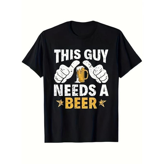 This Type Needs A Beer Funny Beer Drinker T-Shirt made in usa