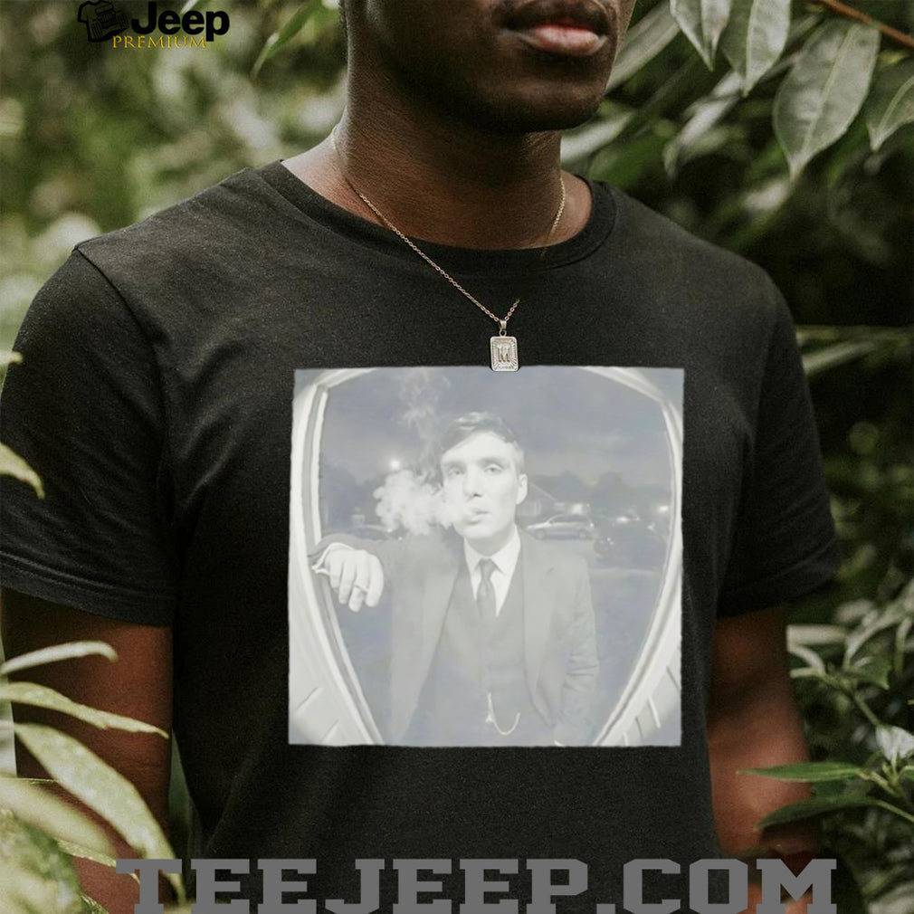 Thomas Shelby Peaky Blinders Ring Camera Smoking Meme T Shirt