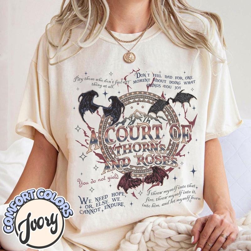 Throne Of Glass Fan T-Shirt, Quote Bookish Gift, Aelin Quote Tee, Sarah J Maas Shirt, Bookish Shirt Acotar, The Bat Boy...