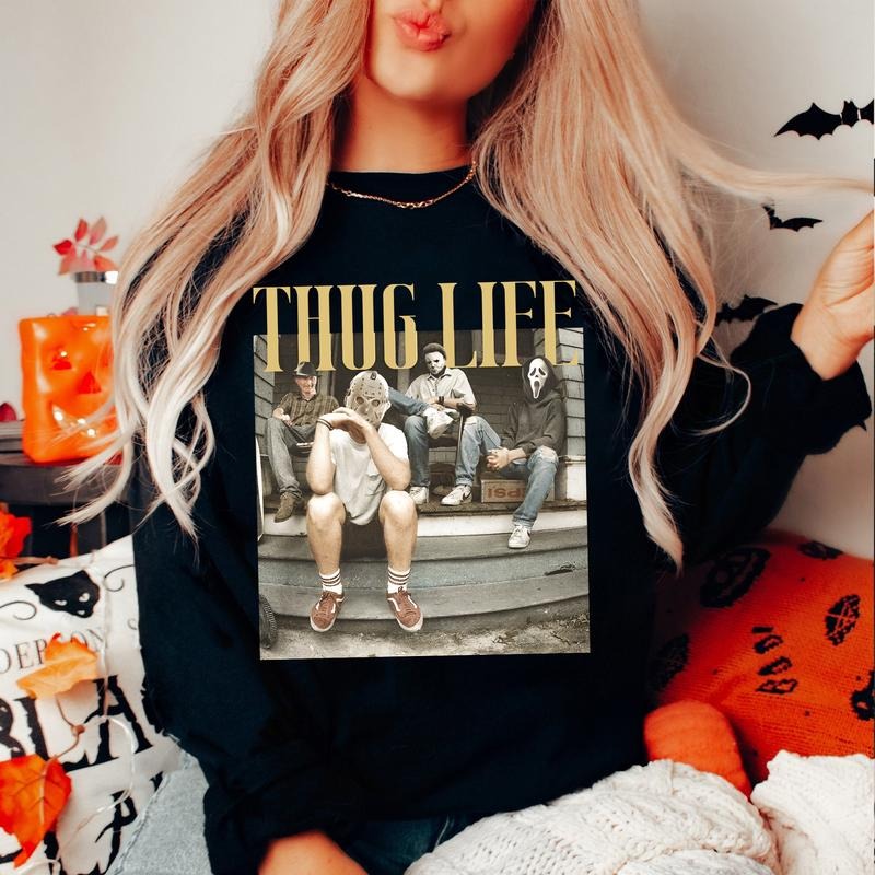 Thug Life Friends Horr0r Shirt, Halloween M0vie Shirt, Shirt For Fan