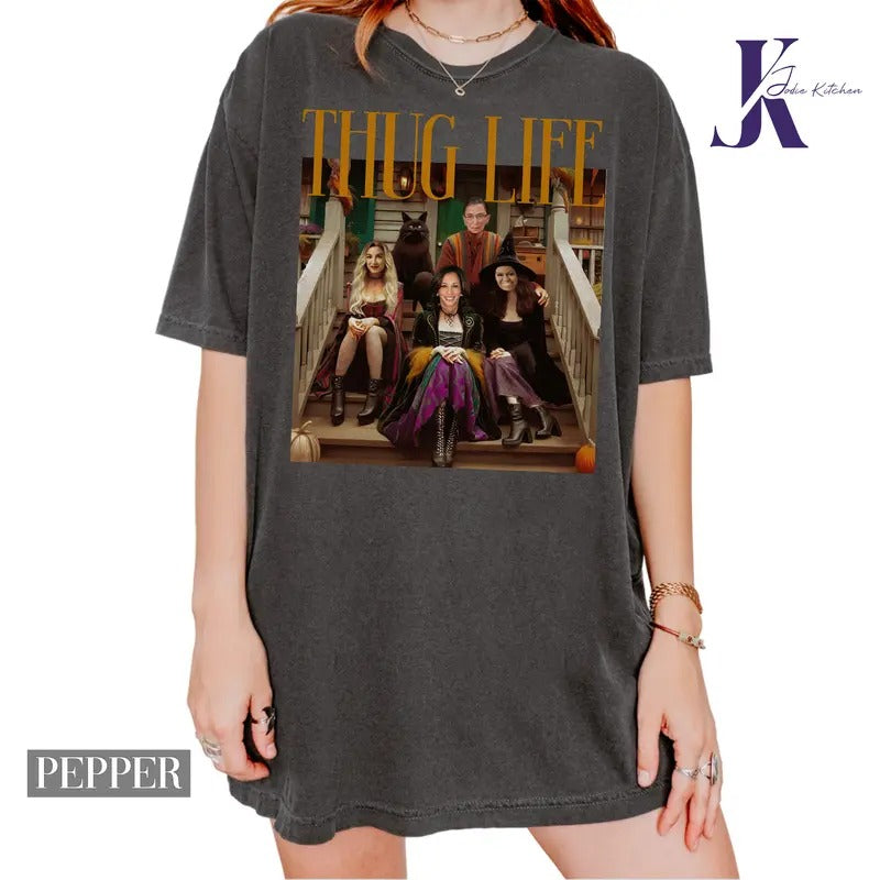 Thug Life Vote Shirt, Thug Life Kamala Shirt, Kamala Harris Shirt, Madam President, Strong Women Shirt, Feminist Shirt,...