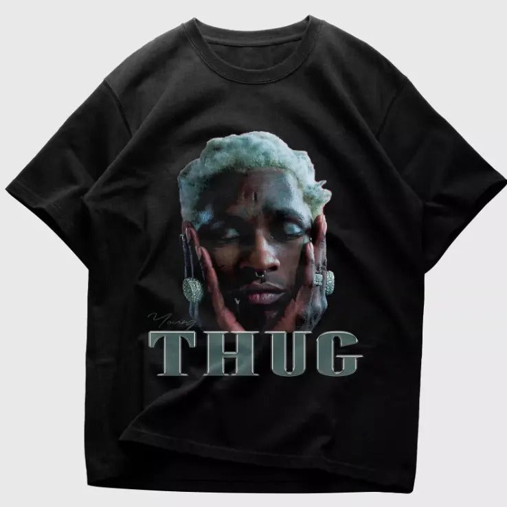 Thug T Shirt, Rap Tee Concert Merch, Vintage Rapper Shirt, Grahpic tees, Cotton T-Shirt, Crew Neck T-Shirt, Gift for Him, Gift for Her, Menswear Top, Womenswear Top
