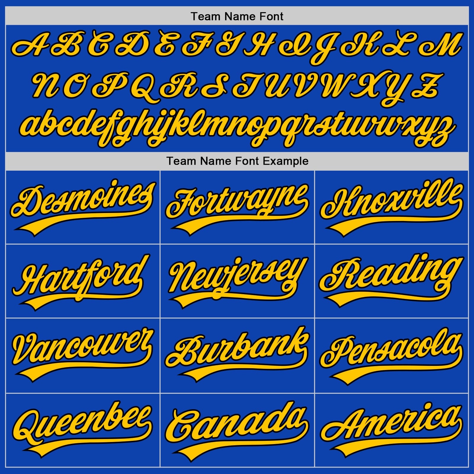 Custom Thunder Blue Yellow-Black Authentic Baseball Jersey