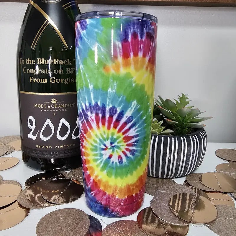 Tie Dye Piper Lou 20oz Tumbler T-Shirts, Hoodie, Sweatshirt | WearSparks.com
