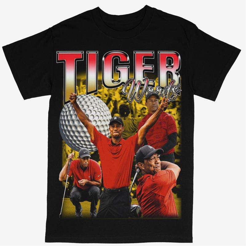 Tiger Woods Tee | Vintage Tee Graphic T-Shirt Sweatshirt Hoodie | Sport Tee - Gift For Fan Shirt PGA Tour Golf