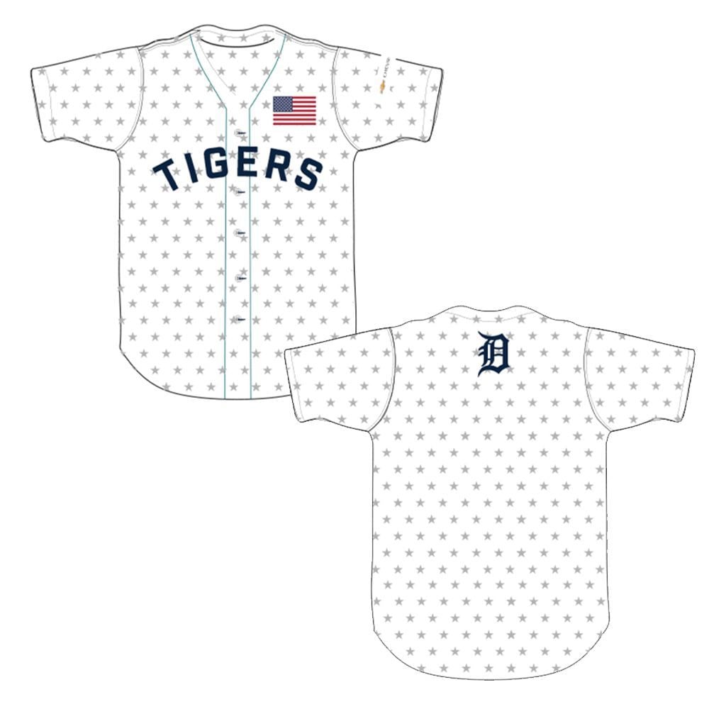 Tigers Military Appreciation Jersey 2025 Giveaway - Grishko.com T-Shirts, Hoodie, Sweatshirt | WearSparks.com (Image 1)