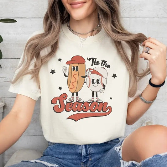 Tis The Season Baseball Shirts, Baseball Season Shirt, Baseball Tees, Baseball Tees, Baseball Shirts, Mom Baseball Shirts, Mom Tees, Sport