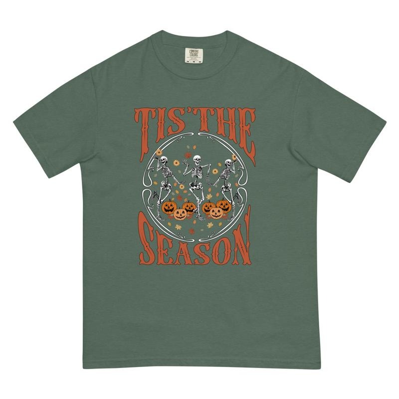 Tis The Season Skeleton - Unisex Apparel Relaxed Fit Printed In The USA Clothing Womenswear Casual Comfort Cotton Top Athletic Boho Chicstyle{n002}2
