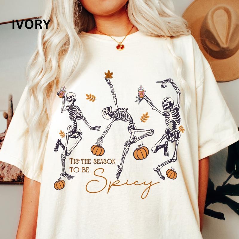 Tis The Season To be Spicy Shirt - Unisex Apparel Relaxed Fit Printed In The USA Clothing Womenswear Casual Comfort Cotton Top Athletic Boho Chic