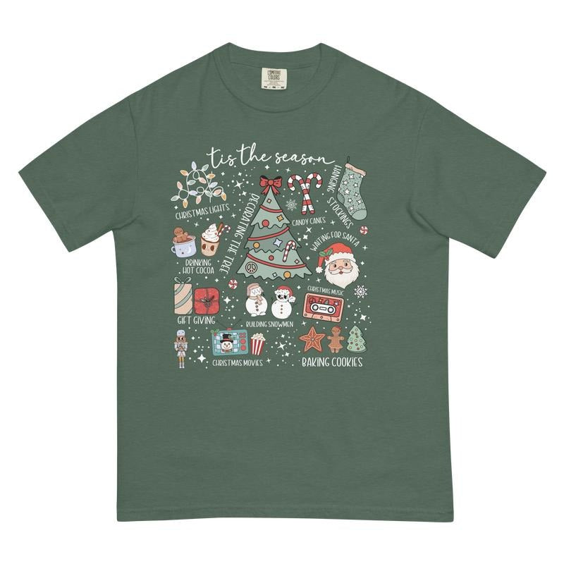 Tis the Season Christmas Doodles Shirt