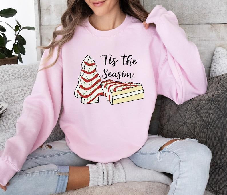 Tis the Season Sweatshirt, Christmas Tree Sweatshirt, Little Debbie, Christmas Cake Sweatshirt, Holiday Sweater, Christmas Sweater  T-shirt, sweater and Hoodie
