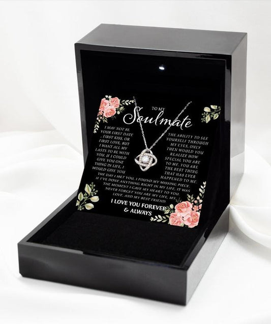 To My Soulmate Necklace, Gift For Wife, Girlfriend, Fiance, Valentine's Day Necklace, Soulmates Gift, Soulmate Jewelry,...