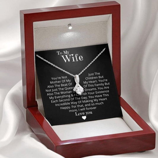 To My Wife Necklace For Wife Christmass Gift, Husband To Wife, Gift For My Wife, Romantic Gift For Wife Birthday...