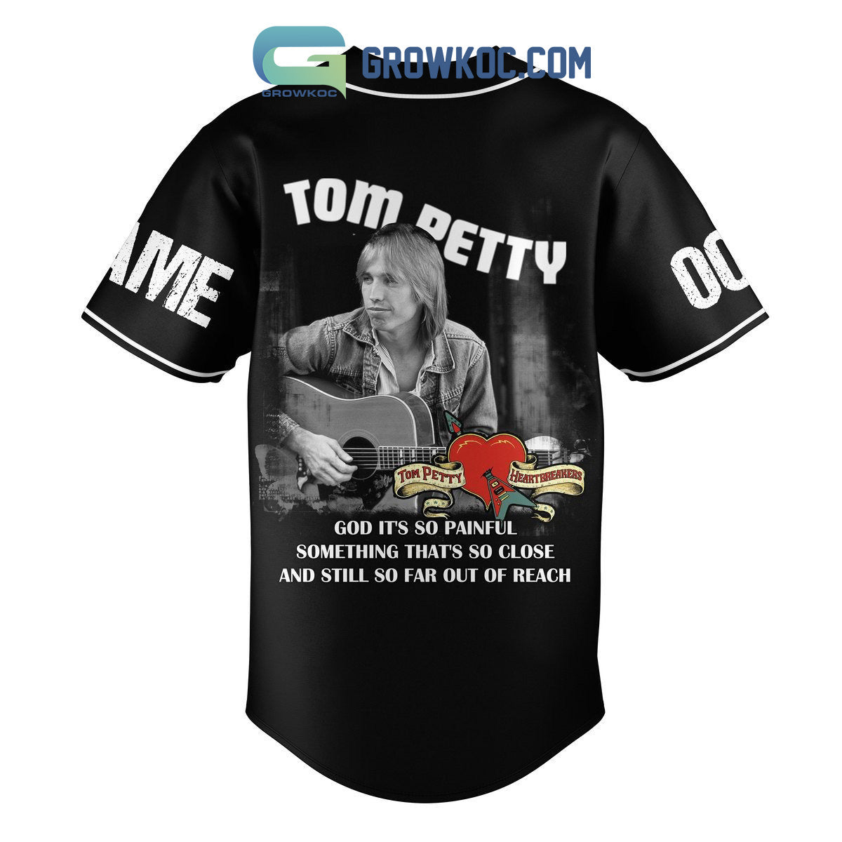 Tom Petty God It’s So Painful Personalized Baseball Jersey