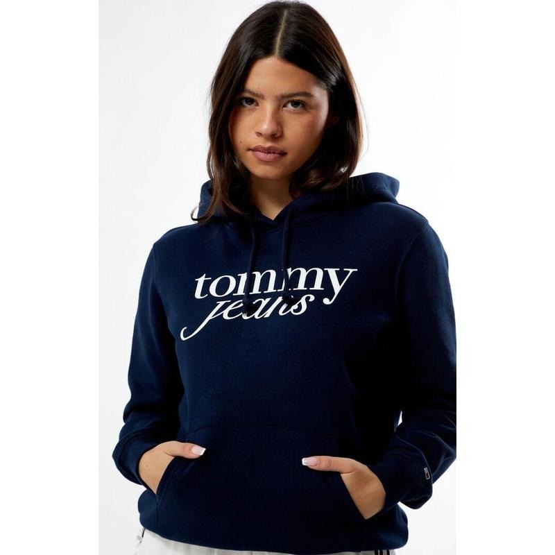 Tommy Jeans Women's Logo Hoodie T-Shirts, Sweatshirt | WearSparks.com