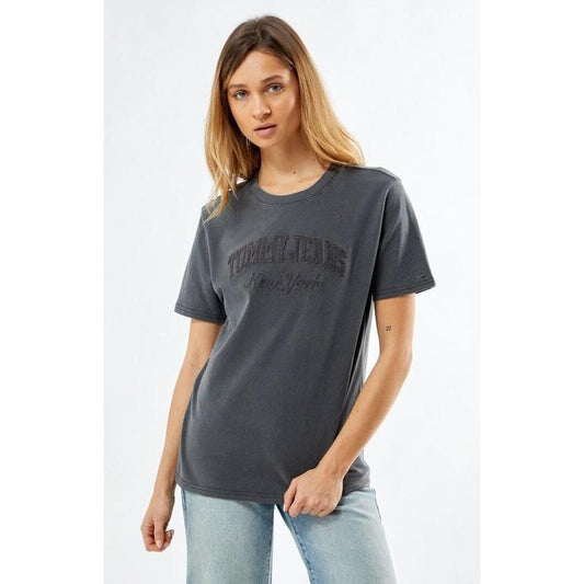 Tommy Jeans Women's Varsity Logo Applique T-Shirt