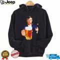 Tommy Shelby Drinking Beer Holding Gun Peaky Blinders T Shirt