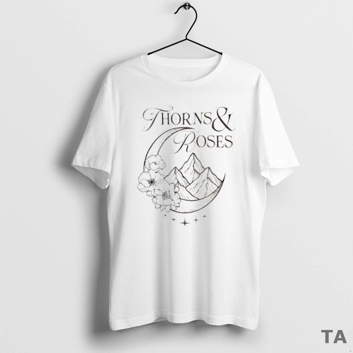 Top A Court Of Thorns And Roses Mountain Flower T Shirt Sweater Hoodie, Sweatshirt | WearSparks.com